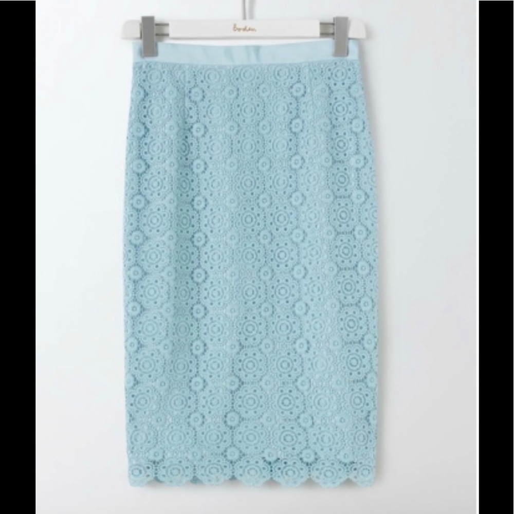 Boden NWT Alexa Lace Pencil Skirt size 10